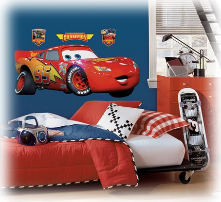 Cars Lightning McQueen Giant Wall Decal